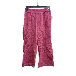 Womens Soft Pant Bottoms Colorful Planet Pink Size Medium